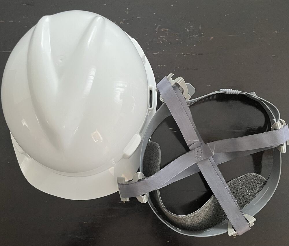 1997 V-Gard Hard Hat Protective Cap ANSI Z89.1 Type I Class E&G MSA SEI White M